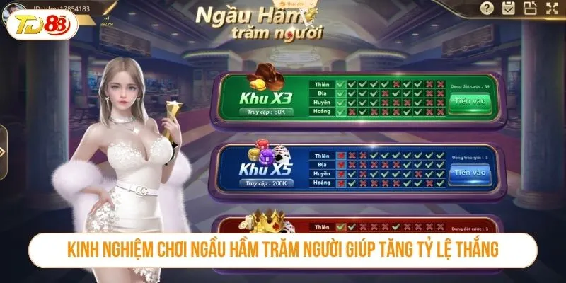 Ngầu Hầm Trăm Người TD88 – Sân Chơi Đỏ Đen Căng Não Kinh nghiệm chơi ngầu hầm trăm người giúp tăng tỷ lệ thắng