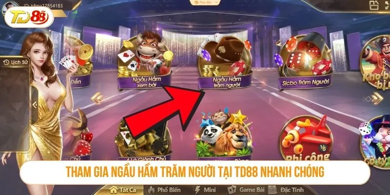 Ngầu Hầm Trăm Người TD88 – Sân Chơi Đỏ Đen Căng Não Tham gia ngầu hầm trăm người tại TD88 nhanh chóng